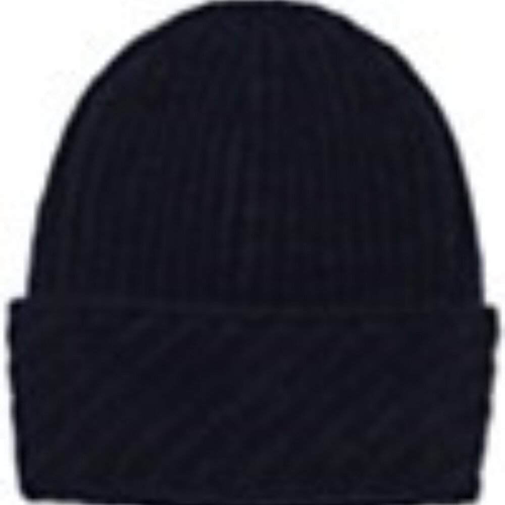 Echo 23 Bias Cuff Ribbed Beanie - Black - NEW WITH TAGS